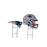 Pegasus New England Patriots Logo and Helmet Two-Piece Yard Sign Set
