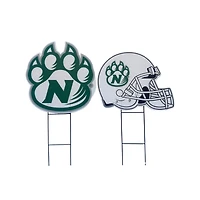 Pegasus Northwest Missouri State Bearcats Logo and Helmet Two-Piece Yard Sign Set