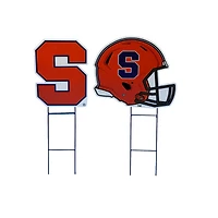Pegasus Syracuse Orange Logo and Helmet Two-Piece Yard Sign Set