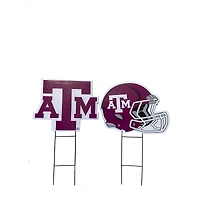 Pegasus Texas A&M Aggies Logo and Helmet Two-Piece Yard Sign Set