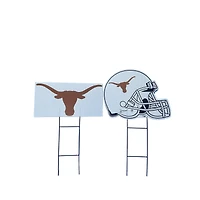 Pegasus Texas Longhorns Logo and Helmet Two-Piece Yard Sign Set