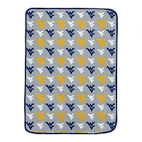 Pegasus West Virginia Mountaineers 66" x 95" Oversized Logo Roll Ultra Cozy Blanket
