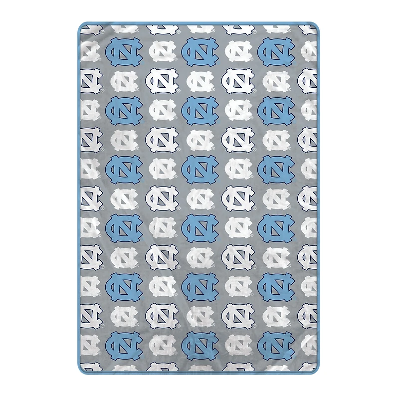 Pegasus North Carolina Tar Heels 66" x 95" Oversized Logo Roll Ultra Cozy Blanket