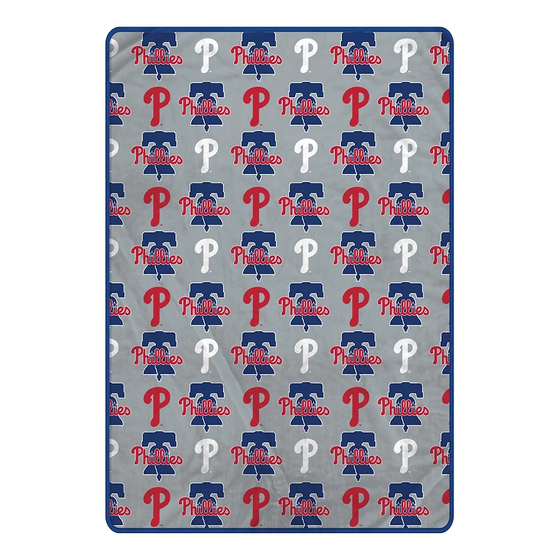 Pegasus Philadelphia Phillies 66" x 95" Oversized Logo Roll Ultra Cozy Blanket
