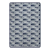 Pegasus Seattle Seahawks 66" x 95" Oversized Logo Roll Ultra Cozy Blanket