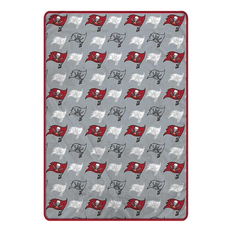 Pegasus Tampa Bay Buccaneers 66" x 95" Oversized Logo Roll Ultra Cozy Blanket