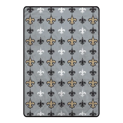 Pegasus New Orleans Saints 66" x 95" Oversized Logo Roll Ultra Cozy Blanket