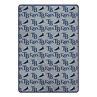 Pegasus Tampa Bay Rays 66" x 95" Oversized Logo Roll Ultra Cozy Blanket