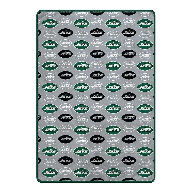 Pegasus New York Jets 66" x 95" Oversized Logo Roll Ultra Cozy Blanket