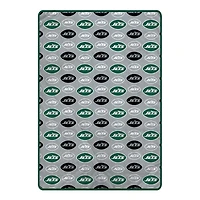 Pegasus New York Jets 66" x 95" Oversized Logo Roll Ultra Cozy Blanket