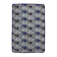 Pegasus Baltimore Ravens 66" x 95" Oversized Logo Roll Ultra Cozy Blanket