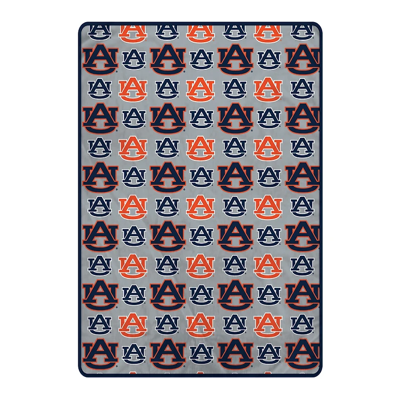 Pegasus Auburn Tigers 66" x 95" Oversized Logo Roll Ultra Cozy Blanket