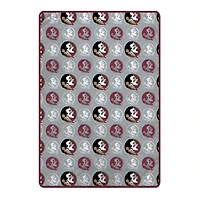 Pegasus Florida State Seminoles 66" x 95" Oversized Logo Roll Ultra Cozy Blanket