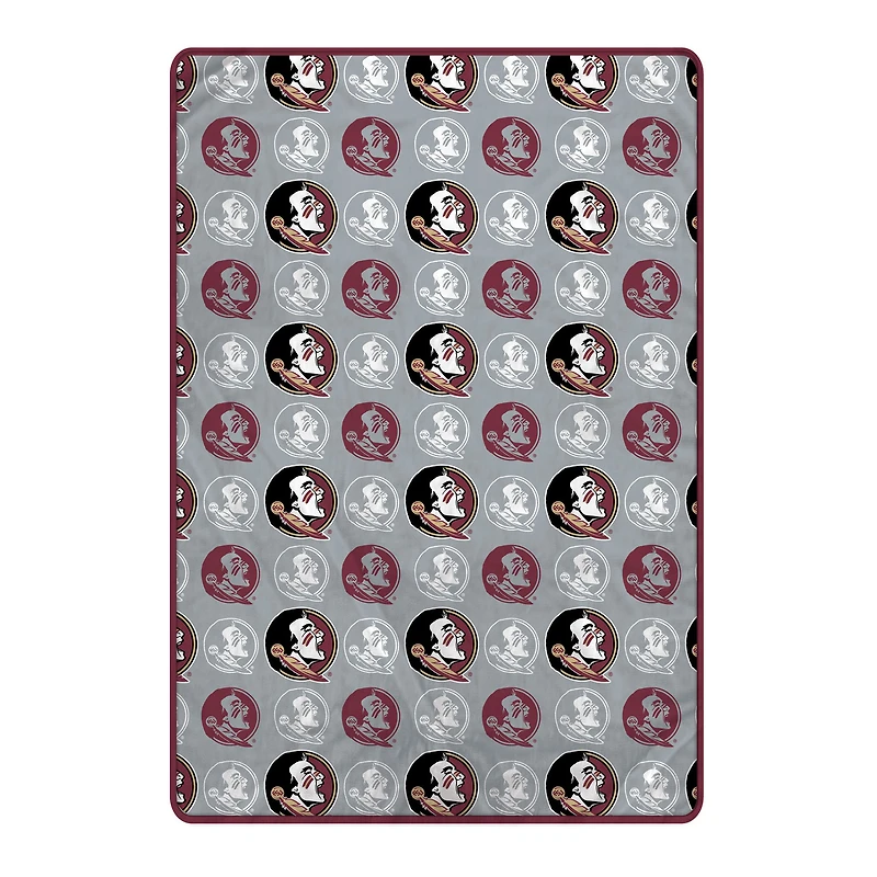 Pegasus Florida State Seminoles 66" x 95" Oversized Logo Roll Ultra Cozy Blanket