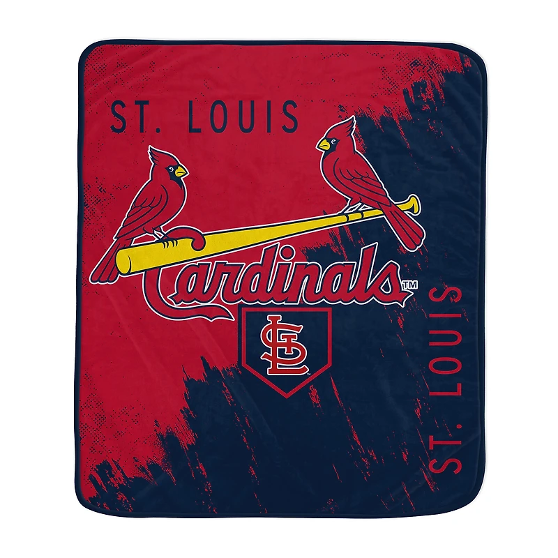 Pegasus St. Louis Cardinals 50" x 60" Painted Plate Ultra Soft Blanket