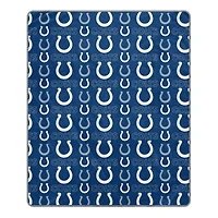 Pegasus Indianapolis Colts 50" x 60" Repeat Big Logo Wordmark Ultra Soft Blanket