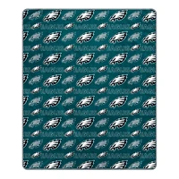 Pegasus Philadelphia Eagles 50" x 60" Repeat Big Logo Wordmark Ultra Soft Blanket