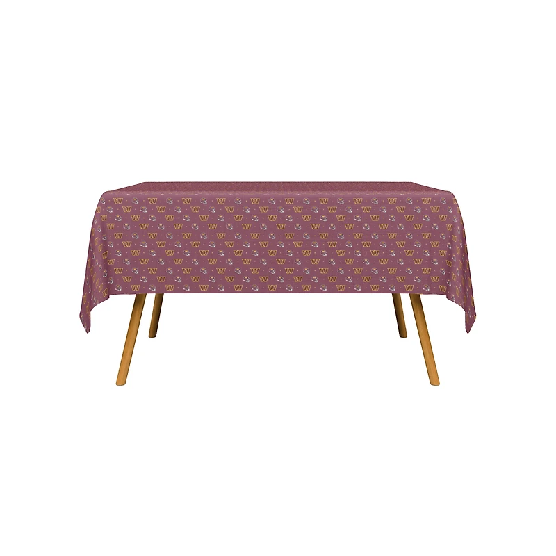 Pegasus Washington Commanders 54" x 100" Repeat Logo Table Cover Roll