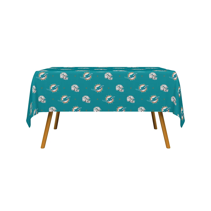 Pegasus Miami Dolphins 54" x 100" Repeat Logo Table Cover Roll