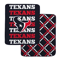 Pegasus Houston Texans 50" x 60" Repeat Refresh Double-Sided Diamond Back Ultra Cozy Blanket