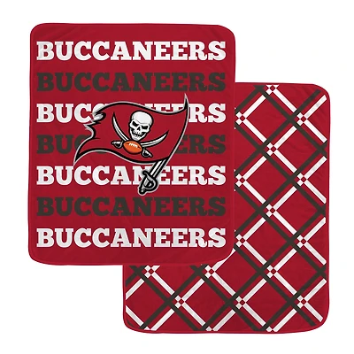 Pegasus Tampa Bay Buccaneers 50" x 60" Repeat Refresh Double-Sided Diamond Back Ultra Cozy Blanket