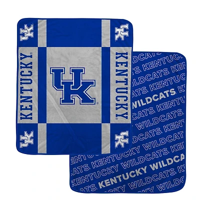 Pegasus Kentucky Wildcats 60" x 70" Reverse Block Wordmark Double-Sided Ultra Cozy Blanket