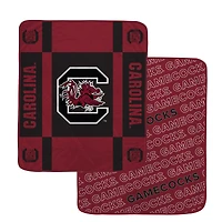 Pegasus South Carolina Gamecocks 60" x 70" Reverse Block Wordmark Double-Sided Ultra Cozy Blanket