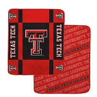 Pegasus Texas Tech Red Raiders 60" x 70" Reverse Block Wordmark Double-Sided Ultra Cozy Blanket