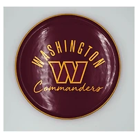 Pegasus Washington Commanders 14" Script Logo Round Serving Tray