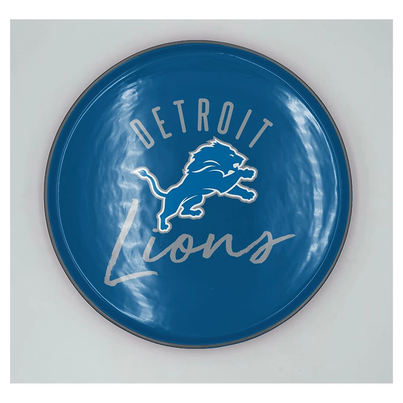 Pegasus Detroit Lions 14" Script Logo Round Serving Tray