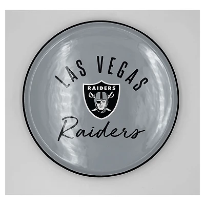 Pegasus Las Vegas Raiders 14" Script Logo Round Serving Tray