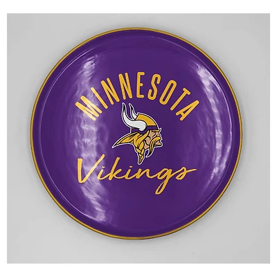 Pegasus Minnesota Vikings 14" Script Logo Round Serving Tray
