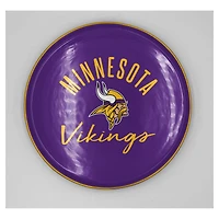 Pegasus Minnesota Vikings 14" Script Logo Round Serving Tray