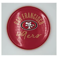 Pegasus San Francisco 49ers 14" Script Logo Round Serving Tray