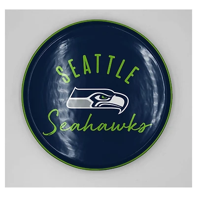 Pegasus Seattle Seahawks 14" Script Logo Round Serving Tray