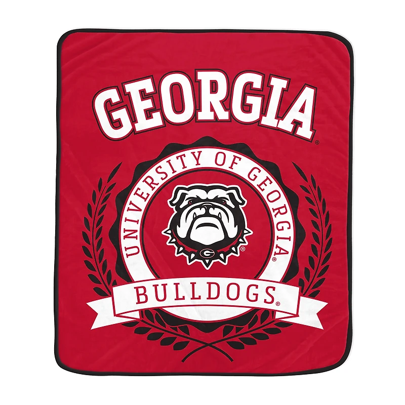 Pegasus Georgia Bulldogs 50" x 60" University Crest Ultra Soft Blanket