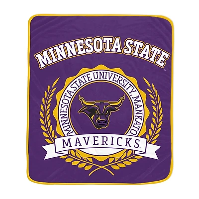 Pegasus Minnesota State Mavericks 50" x 60" University Crest Ultra Soft Blanket