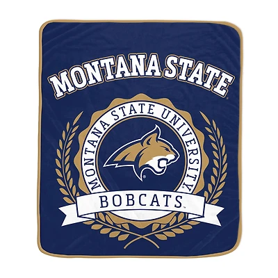 Pegasus Montana State Bobcats 50" x 60" University Crest Ultra Soft Blanket