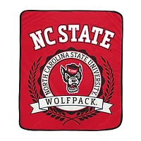 Pegasus NC State Wolfpack 50" x 60" University Crest Ultra Soft Blanket