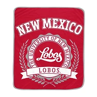 Pegasus New Mexico Lobos 50" x 60" University Crest Ultra Soft Blanket