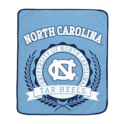 Pegasus North Carolina Tar Heels 50" x 60" University Crest Ultra Soft Blanket