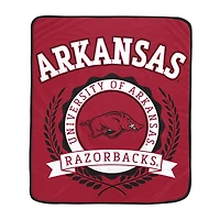 Pegasus Arkansas Razorbacks 50" x 60" University Crest Ultra Soft Blanket