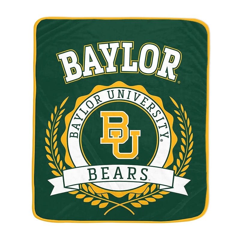 Pegasus Baylor Bears 50" x 60" University Crest Ultra Soft Blanket