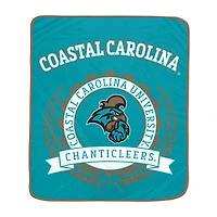Pegasus Coastal Carolina Chanticleers 50" x 60" University Crest Ultra Soft Blanket