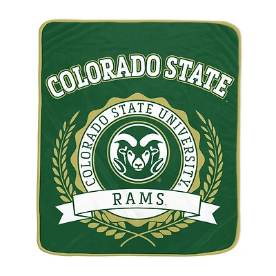 Pegasus Colorado State Rams 50" x 60" University Crest Ultra Soft Blanket