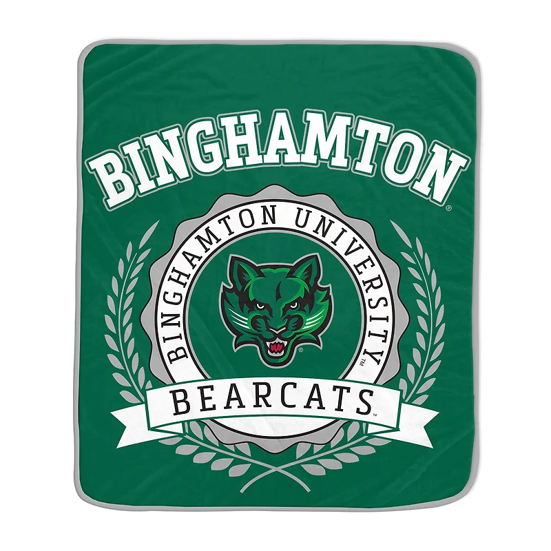 Pegasus Binghamton Bearcats 50" x 60" University Crest Ultra Soft Blanket