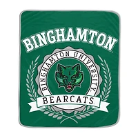 Pegasus Binghamton Bearcats 50" x 60" University Crest Ultra Soft Blanket