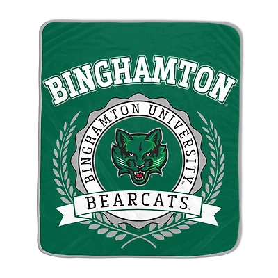 Pegasus Binghamton Bearcats 50" x 60" University Crest Ultra Soft Blanket