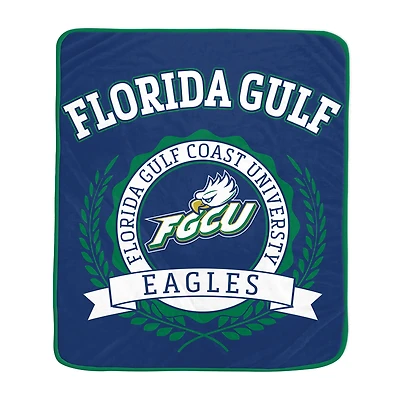Pegasus Florida Gulf Coast Eagles 50" x 60" University Crest Ultra Soft Blanket