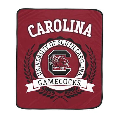 Pegasus South Carolina Gamecocks 50" x 60" University Crest Ultra Soft Blanket